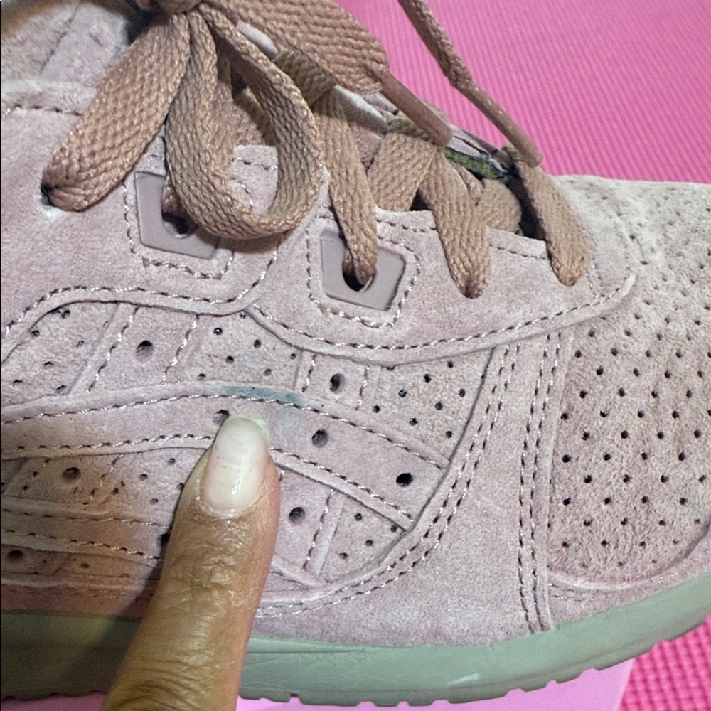 Asics Women's Dusty Pink Sneakers - Picture 8 of 12